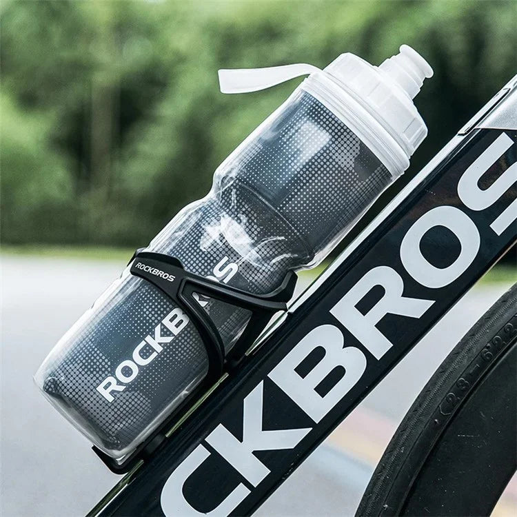 ROCKBROS BT65-1 670ml PP5+Silicone Insulation Water Bottle Cycling Squeeze Type Water Cup (BPA Free, No FDA Certification)