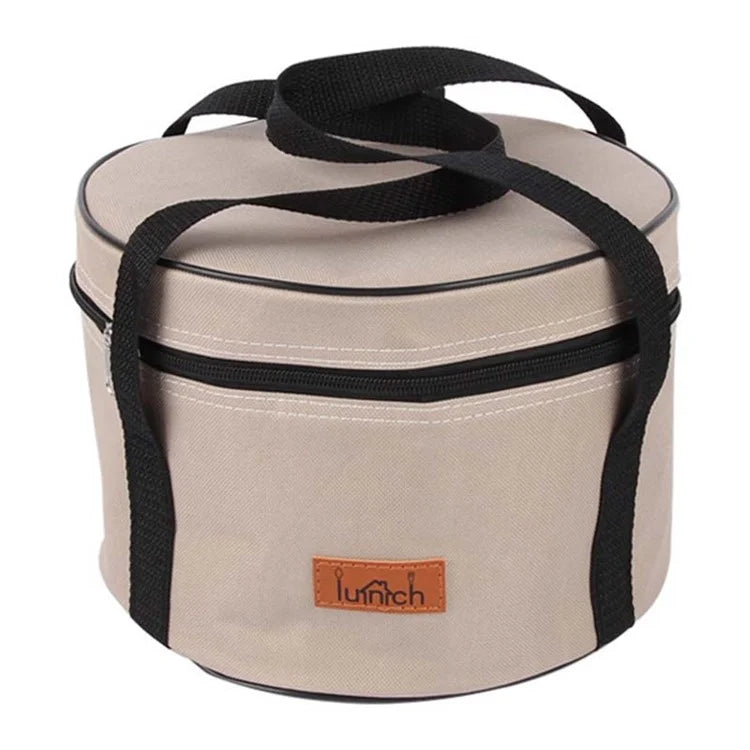 AOTU Large Insulated Oxford Cloth Camping Cookware Storage Bag Cooking Utensils Pot Bowl Organizer Carrier Bag