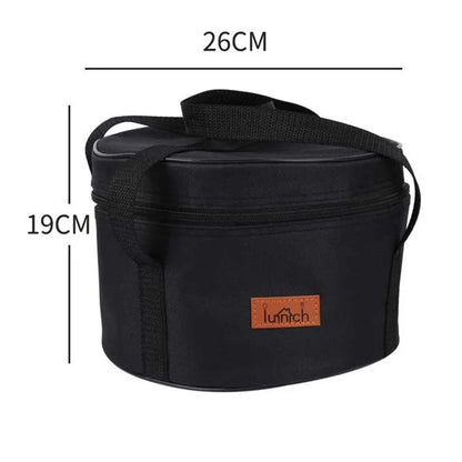 AOTU Large Insulated Oxford Cloth Camping Cookware Storage Bag Cooking Utensils Pot Bowl Organizer Carrier Bag