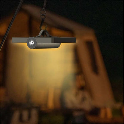 HX125 Foldable ABS+PC Camping Lantern Light Hanging Tent Lamp Power Bank Phone Portable Charger