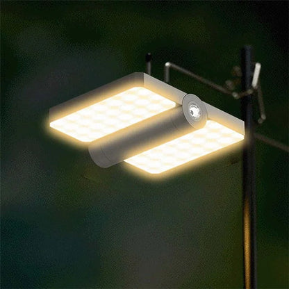 HX125 Foldable ABS+PC Camping Lantern Light Hanging Tent Lamp Power Bank Phone Portable Charger