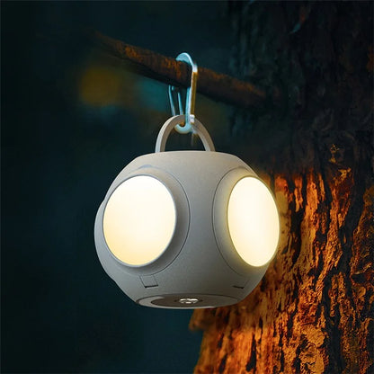 HX-123 Outdoor Camping Light Multi-Function Speaker Light Handheld Flashlight Portable Folding Night Light