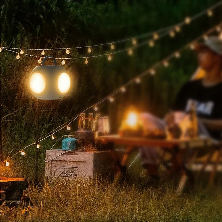 HX-123 Outdoor Camping Light Multi-Function Speaker Light Handheld Flashlight Portable Folding Night Light