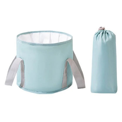 AOTU Thermal Insulation Aluminum Foil Foot Bath Basin Home Foot Soaking Bucket for Travel, Size: S