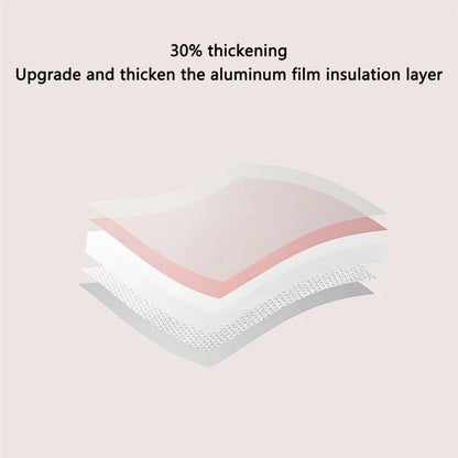 AOTU Thermal Insulation Aluminum Foil Foot Bath Basin Home Foot Soaking Bucket for Travel, Size: S