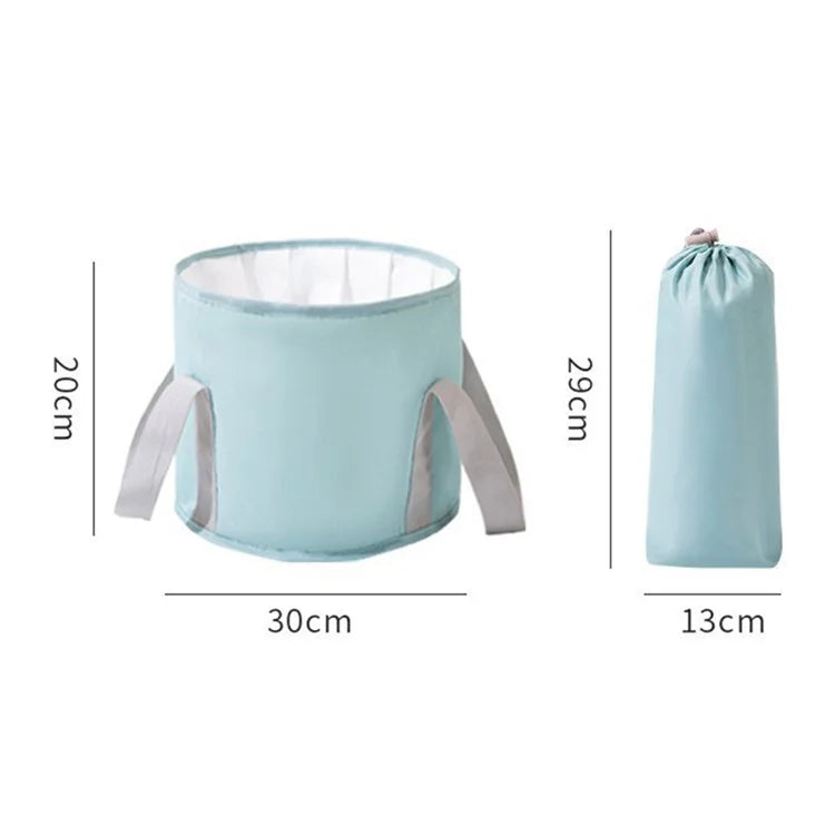AOTU Thermal Insulation Aluminum Foil Foot Bath Basin Home Foot Soaking Bucket for Travel, Size: S