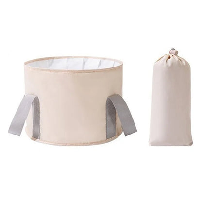 AOTU Thermal Insulation Aluminum Foil Foot Bath Basin Home Foot Soaking Bucket for Travel, Size: S