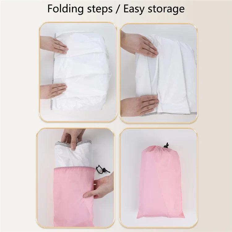 AOTU Portable Insulation Foot Bath Bucket Aluminum Film+PVC+Waterproof Fabric Foldable Foot Bath Bag