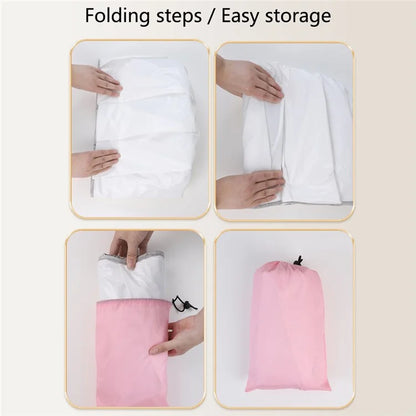 AOTU Portable Insulation Foot Bath Bucket Aluminum Film+PVC+Waterproof Fabric Foldable Foot Bath Bag