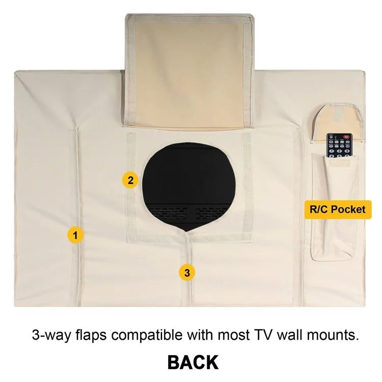 HALIN 40-42 Inch TV Screen Cover Waterproof Polyester Television LED LCD OLED Screen Protector