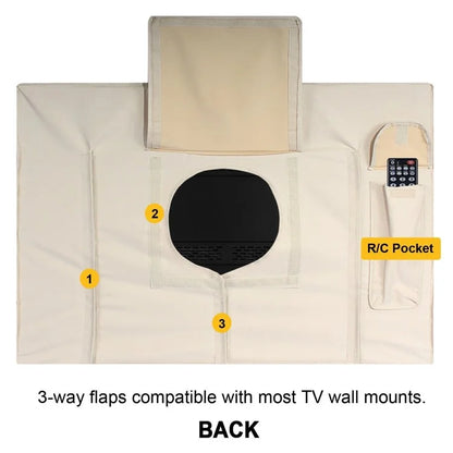 HALIN Polyester Television Protector 46-48 Inch TV Screen Protective Cover Waterproof Case