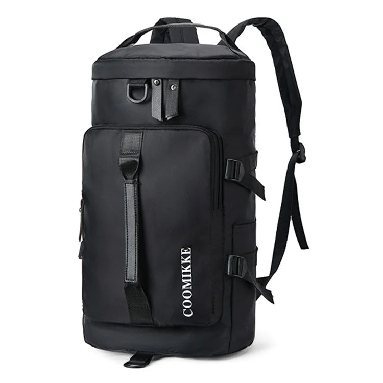 COOMIKKE Large Capacity Oxford Cloth Fitness Backpack Tote Crossbody Bag Unisex Travel Luggage Bag
