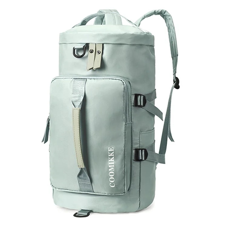 COOMIKKE Large Capacity Oxford Cloth Fitness Backpack Tote Crossbody Bag Unisex Travel Luggage Bag