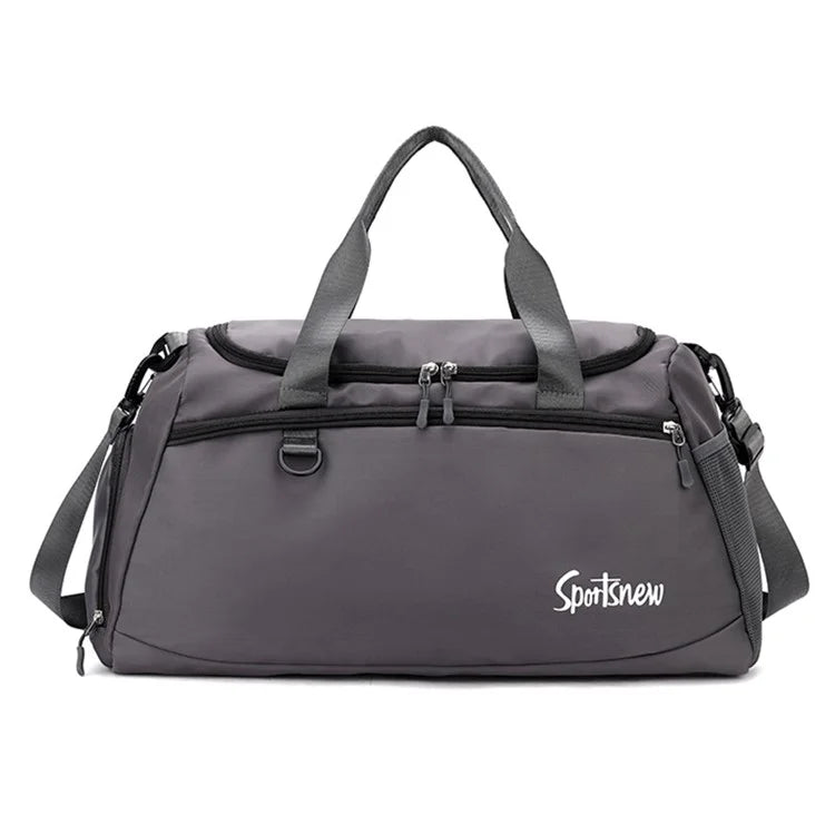 Oxford Cloth Unisex Waterproof Fitness Tote Crossbody Bag Large Capacity Travel Luggage Bag
