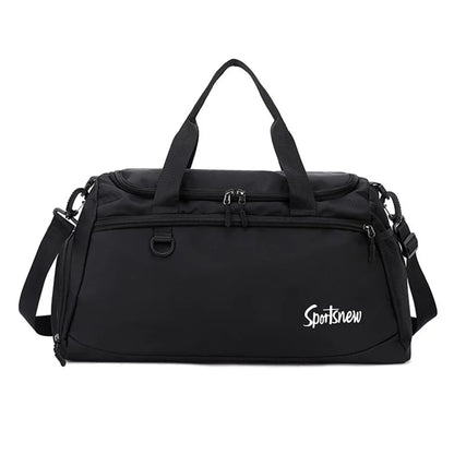 Oxford Cloth Unisex Waterproof Fitness Tote Crossbody Bag Large Capacity Travel Luggage Bag
