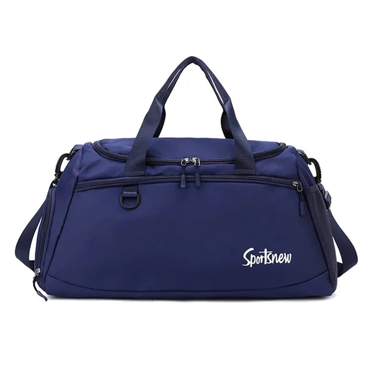 Oxford Cloth Unisex Waterproof Fitness Tote Crossbody Bag Large Capacity Travel Luggage Bag
