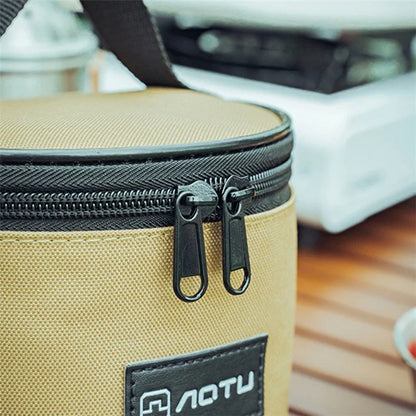 AOTU Oxford Cloth Camping Cookware Storage Bag Cooking Utensils Pot Carrier Bowl Organizer Pouch Handbag