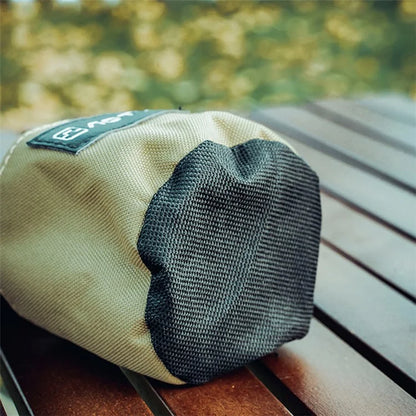 AOTU Outdoor Cup Storage Bag Drawstring Oxford Cloth Waterproof Bottle Carrier Mesh Pouch with Buckle