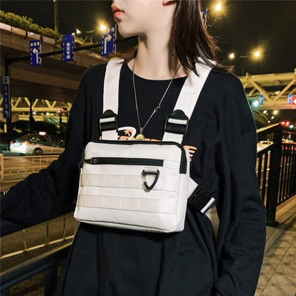 YA0274 Men Outdoor Tactical Vest Waterproof Oxford Cloth Military Chest Bag