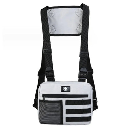 YA3066 Tactical Vest Bag Waterproof Oxford Cloth Chest Bag Casual Daypack Mini Backpack