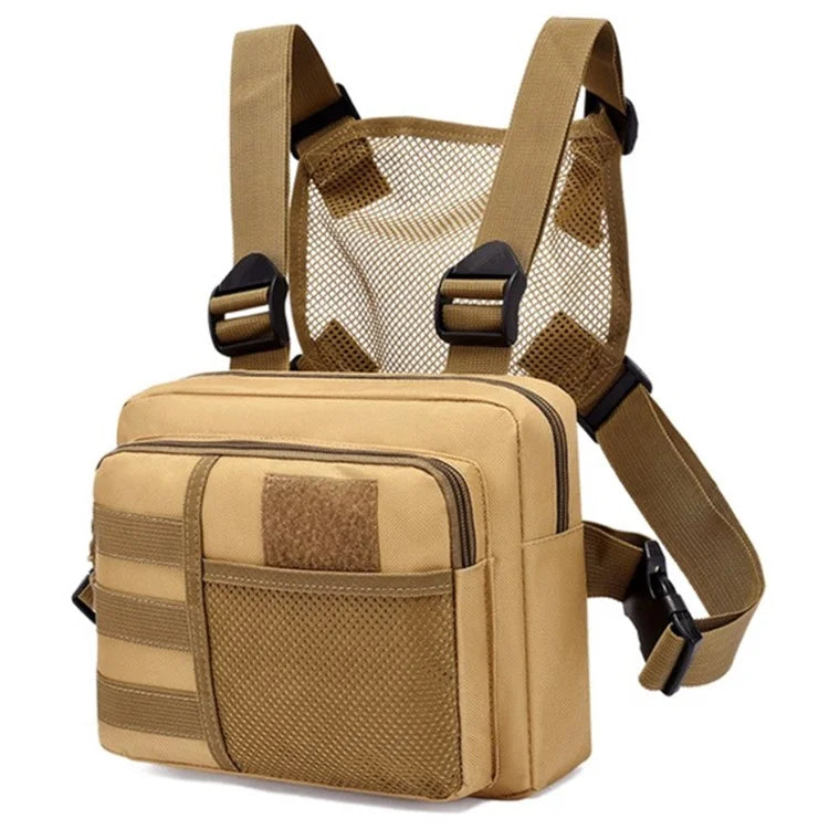 YA136 Waterproof Oxford Cloth Tactical Chest Bag Running Sports Vest Pouch