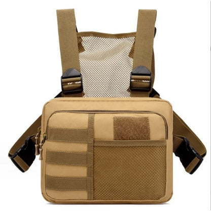 YA136 Waterproof Oxford Cloth Tactical Chest Bag Running Sports Vest Pouch