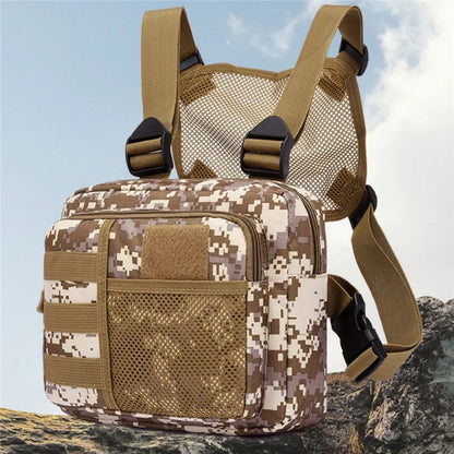 YA136 Waterproof Oxford Cloth Tactical Chest Bag Running Sports Vest Pouch