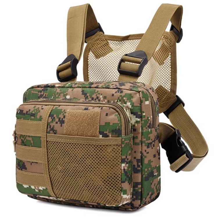 YA136 Waterproof Oxford Cloth Tactical Chest Bag Running Sports Vest Pouch