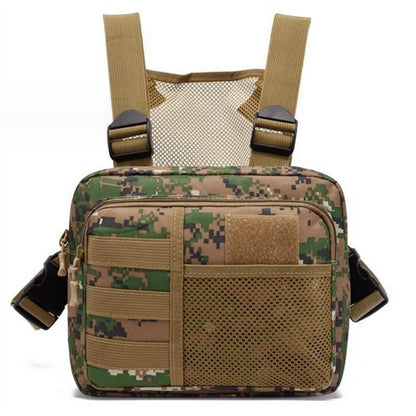 YA136 Waterproof Oxford Cloth Tactical Chest Bag Running Sports Vest Pouch