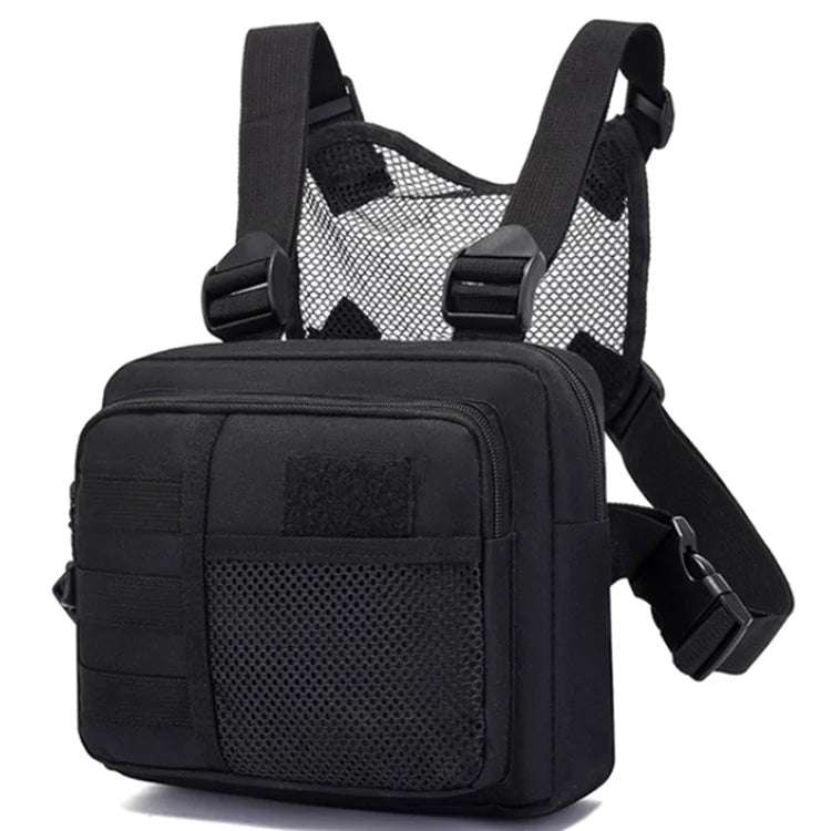 YA136 Waterproof Oxford Cloth Tactical Chest Bag Running Sports Vest Pouch