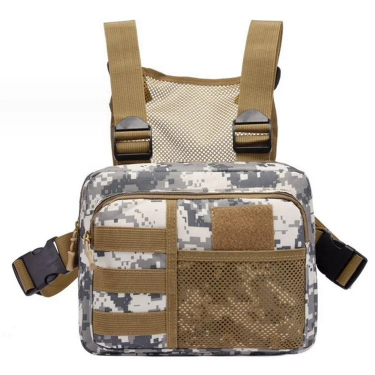 YA136 Waterproof Oxford Cloth Tactical Chest Bag Running Sports Vest Pouch