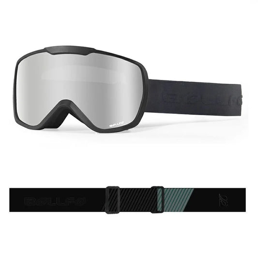 BOLLFOS BF642 Dual-Layer Anti-Fog PC+TPU Skiing Goggles for Men Women