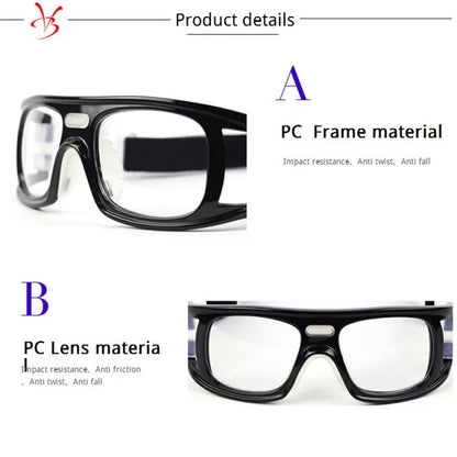 BOLLFO BF007 PC Lens Sports Glasses for Basketball Football Training Goggles