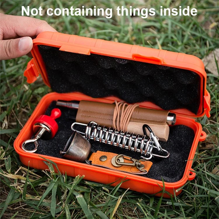 AOTU Outdoor Survival Sealed Box Waterproof Shockproof EDC Tools Storage Case
