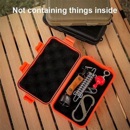 AOTU Outdoor Survival Sealed Box Waterproof Shockproof EDC Tools Storage Case