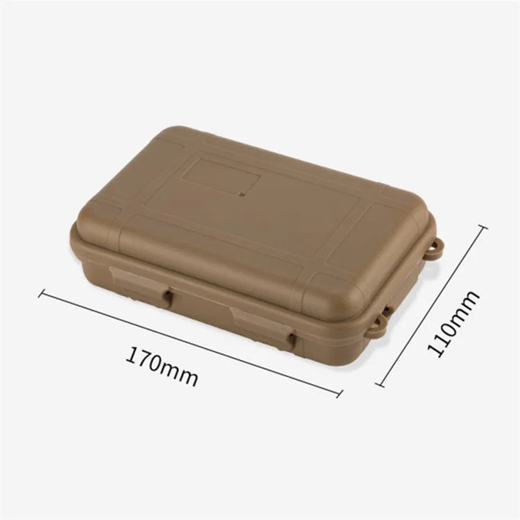 AOTU Outdoor Survival Sealed Box Waterproof Shockproof EDC Tools Storage Case