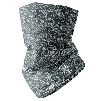 ZRCE YD Outdoor Cycling Face Mask Paisley Pattern Ice Silk Anti-UV Neck Scarf