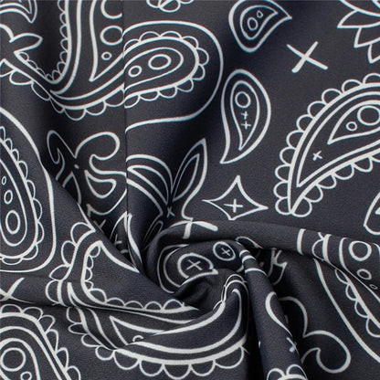 ZRCE YD Outdoor Cycling Face Mask Paisley Pattern Ice Silk Anti-UV Neck Scarf