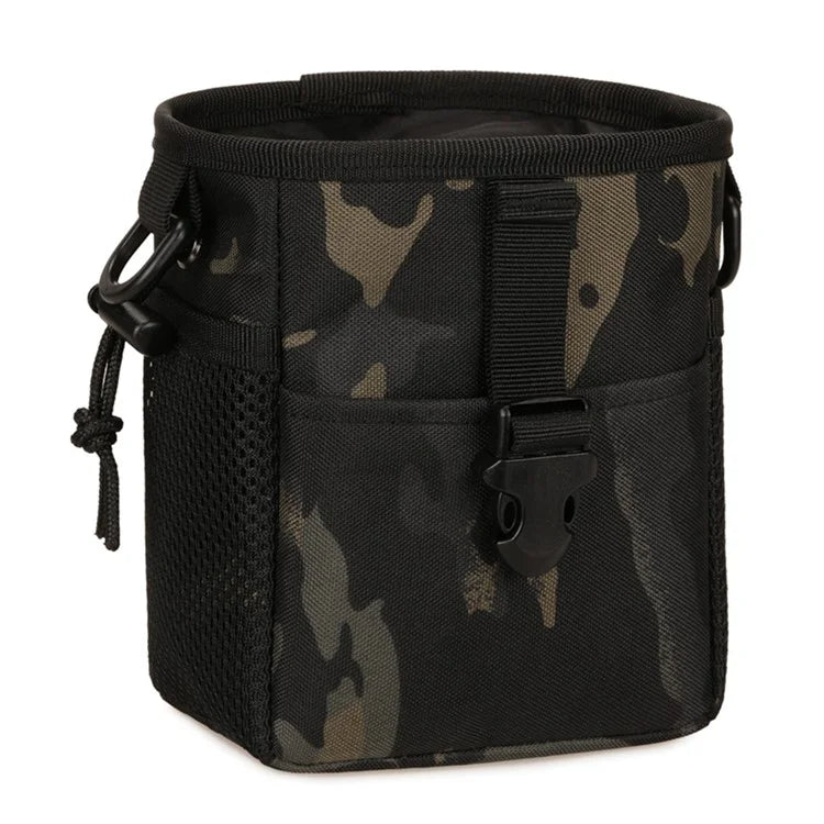 PROTECTOR PLUS A034 600D Fabric Waterproof Slingshot Bag Paintballs Storage Waist Bag Camouflage