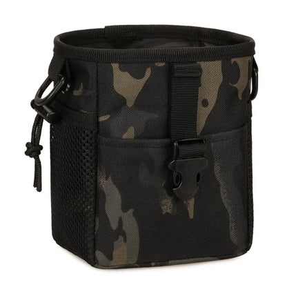 PROTECTOR PLUS A034 600D Fabric Waterproof Slingshot Bag Paintballs Storage Waist Bag Camouflage