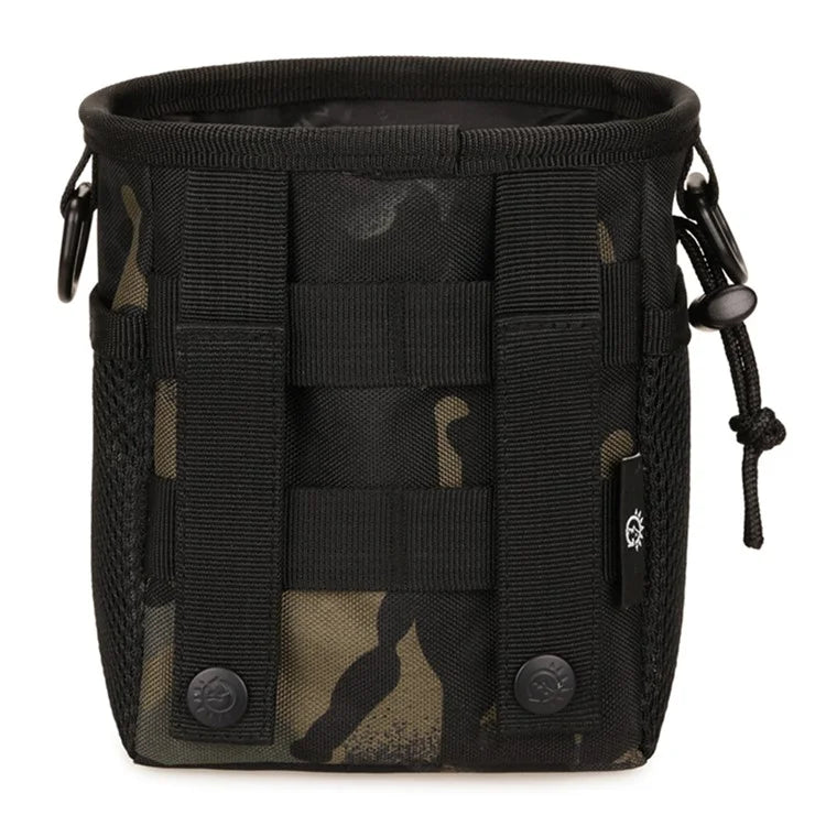PROTECTOR PLUS A034 600D Fabric Waterproof Slingshot Bag Paintballs Storage Waist Bag Camouflage