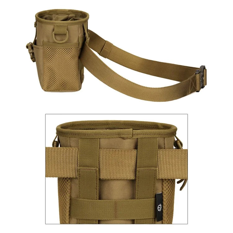 PROTECTOR PLUS A034 600D Fabric Waterproof Slingshot Bag Paintballs Storage Waist Bag Camouflage