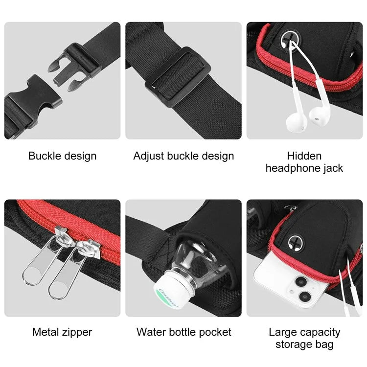HAWEEL HWL2139 Elastic Running Waist Bag Fanny Pack for Phones Bottles