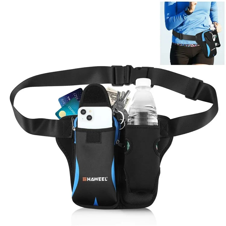 HAWEEL HWL2139 Elastic Running Waist Bag Fanny Pack for Phones Bottles
