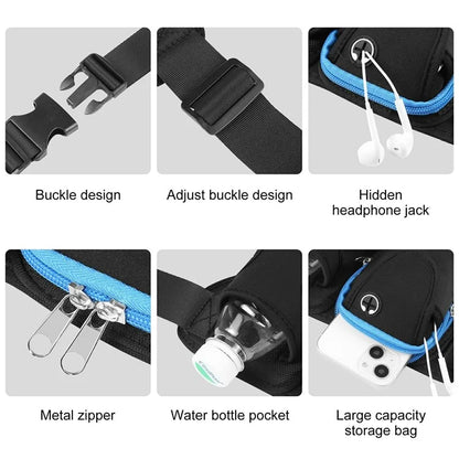 HAWEEL HWL2139 Elastic Running Waist Bag Fanny Pack for Phones Bottles