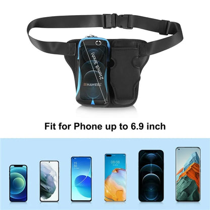 HAWEEL HWL2139 Elastic Running Waist Bag Fanny Pack for Phones Bottles