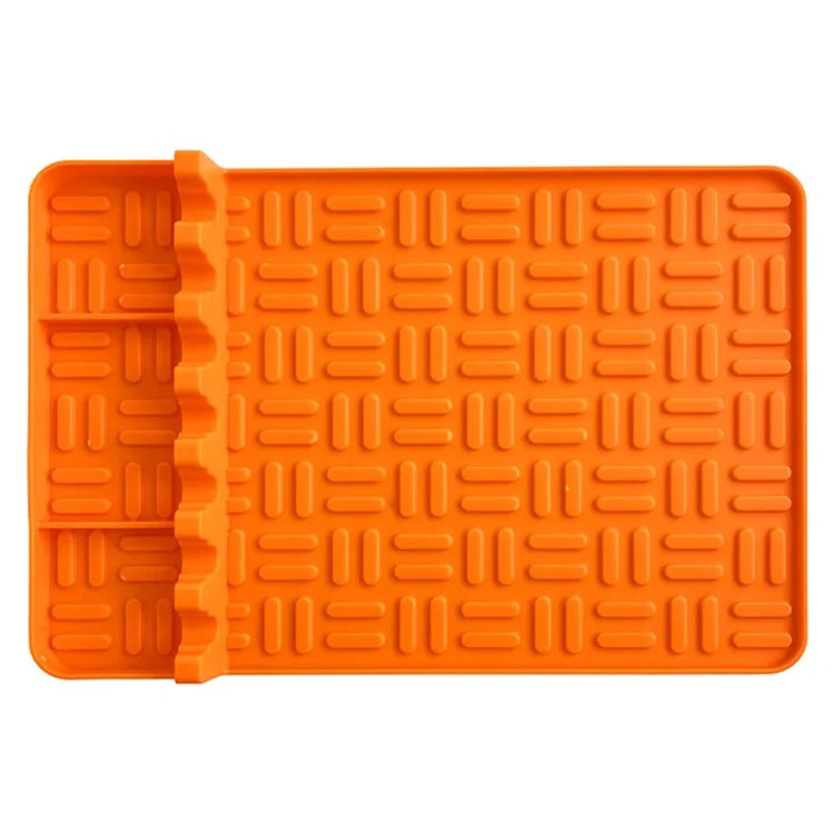 Outdoor BBQ Grill High Temperature Resistant Side Shelf Silicone Pad Barbecue Grill Tool Pad