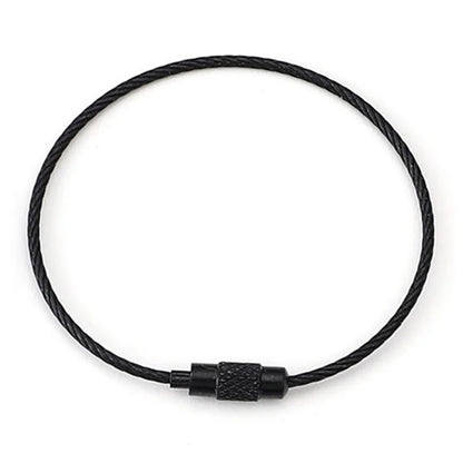 YH0589 Multifunction Steel Wire Keychain Cable Key Ring Key Chain