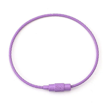 YH0589 Multifunction Steel Wire Keychain Cable Key Ring Key Chain