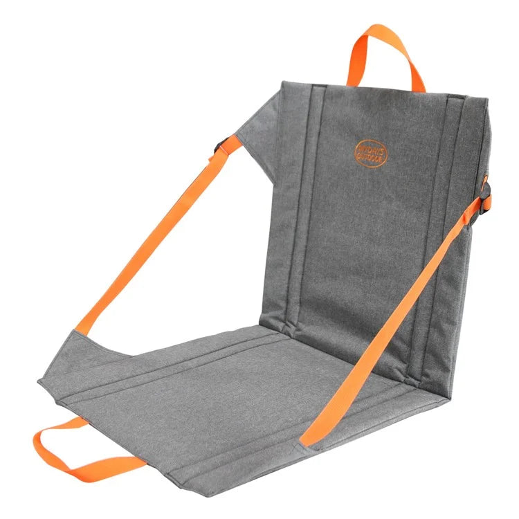 MYDAYS OUTDOOR Backrest Cushion Folding Chair Portable Outdoor Camping Seat Mat